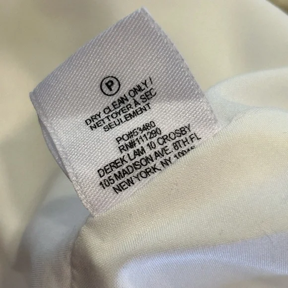 “Derek Lam 10 Crosby” Women's Ivory Pleated Flare Leg Belted Shorts Size 0 - Picture 9 of 13